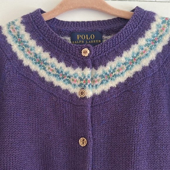 Polo Ralph Lauren Fair Isle Cardi - Picture 3 of 5
